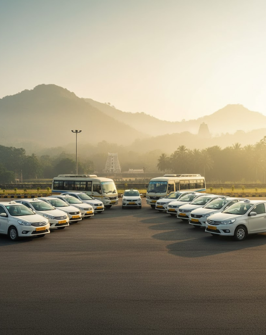 Hanuman Tours and Travels vehicle fleet